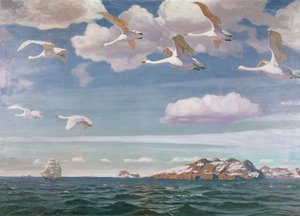 In The Blue Space, 1918
